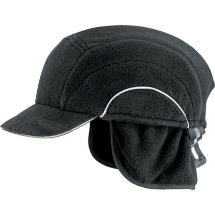 HardCap, Bump Cap, Black, Vented, Short Peak, 53cm to 63cm