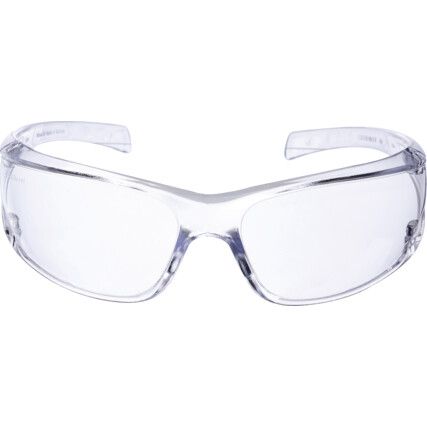 Virtua, Safety Glasses, Clear Lens, Half-Frame, Clear Frame, Impact-resistant/Scratch-resistant/UV-resistant