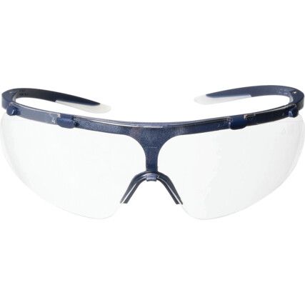 Superfit, Safety Glasses, Clear Lens, Half-Frame, Blue Frame, Anti-Fog/High Temperature Resistant/Impact-resistant/Scratch-resistant/UV-resistant