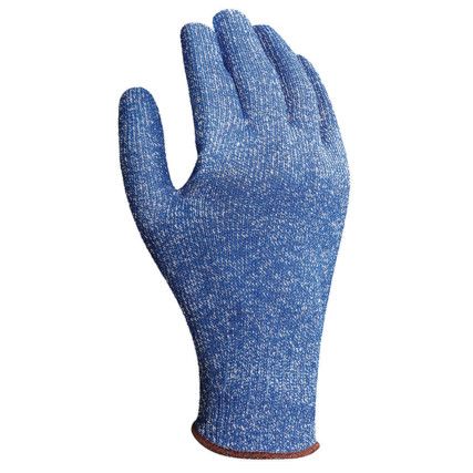 72-400 VersaTouch Cut Resistant Gloves, Blue, EN388: 2016, 3, X, 4, X, E, Uncoated, Fibreglass/HPPE/Lycra/Polyester/Stainless Steel, Size 8