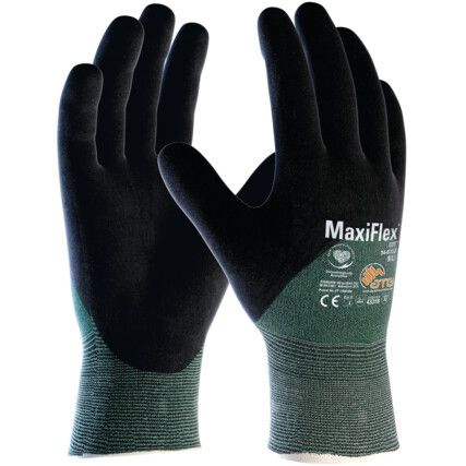 34-8753 MAXIFLEX CUT 3/4 NITRILE COATED GLOVE SIZE 8