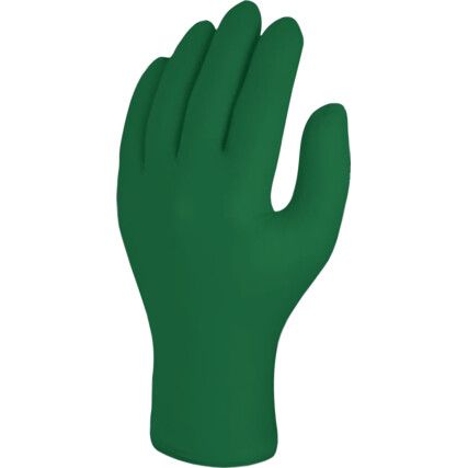 TX4525 Disposable Gloves, Green, Nitrile, 4.5mil Thickness, Powder Free, Size XS, Pack of 100