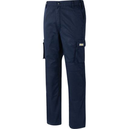 Cargo Trousers, Navy Blue, 36" Waist, Regular Fit, 31" Leg