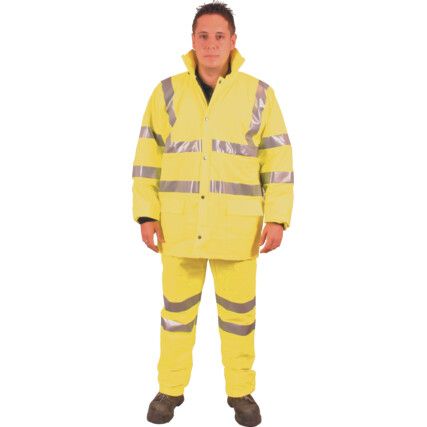 S490 CL.3 Hi-Vis Large Yellow Breathable Jacket