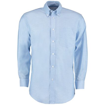 KK351 Men's 15in Long Sleeve Light Blue Oxford Shirt