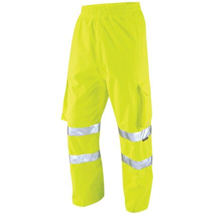 INSTOW ISO 20471 CL.1 CARGO OVERTROUSERS HI-VIS YELLOW (S)