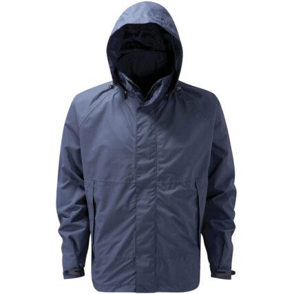 Bute, Waterproof Coat, Men, Navy Blue, Hydra-Por Micro Fibre Twill/Polyester Mesh, M