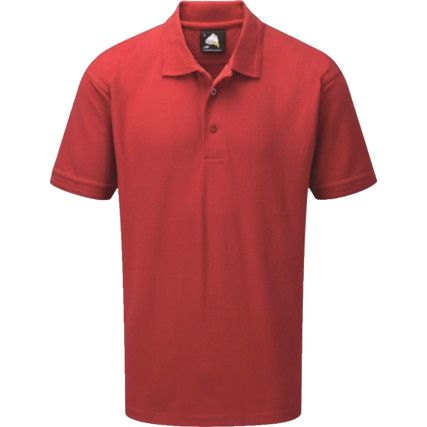 Eagle, Polo Shirt, Unisex, Red, Cotton/Polyester, Short Sleeve, L