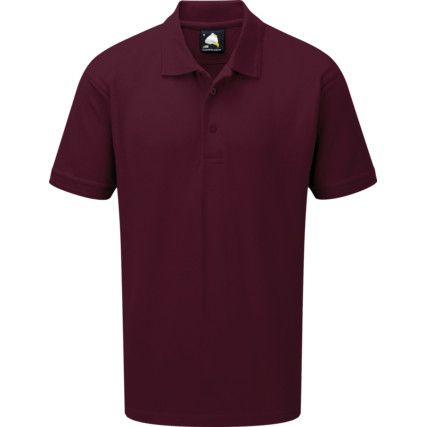 Eagle, Polo Shirt, Unisex, Burgundy, Cotton/Polyester, Short Sleeve, L