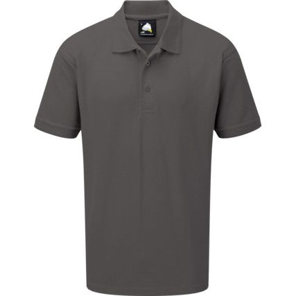 Eagle, Polo Shirt, Unisex, Grey, Cotton/Polyester, Short Sleeve, L