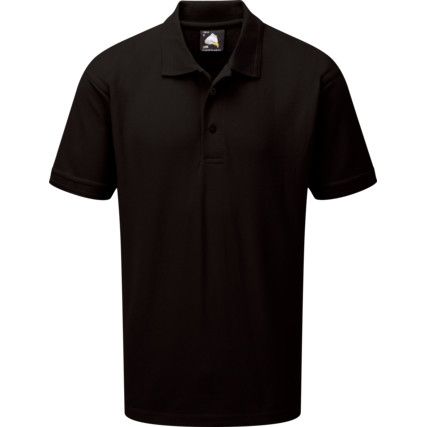 Oriole, Polo Shirt, Black, Polyester, Short Sleeve, L