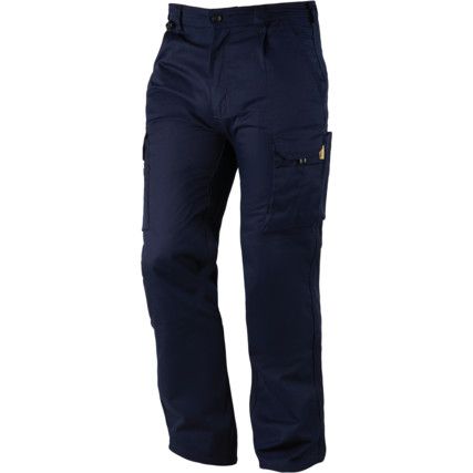 HAWK DELUXE EARTHPRO TROUSER (65%RECYC POLYESTER) NAVY 42 S