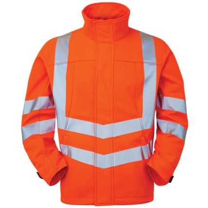 PR535 Soft Shell Hi-Vis Jacket Orange (M)