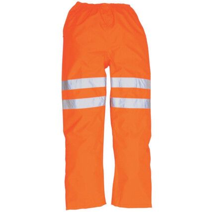 RT31 Orange Hi-Vis Rail Industry Rainwear Trouser (S)