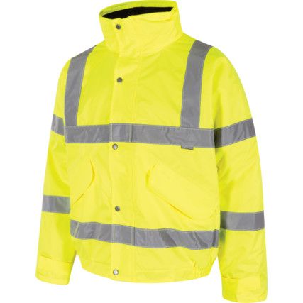 300D Bomber Jacket, Men, Yellow, Polyester, XS