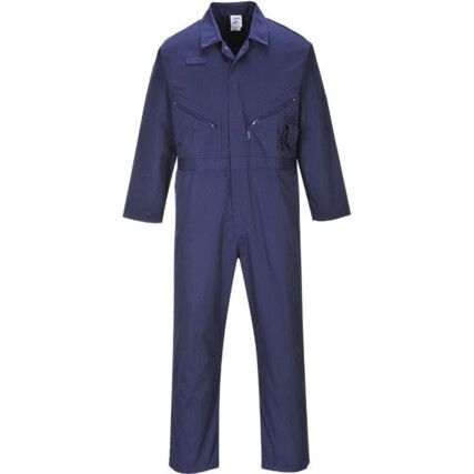 C813 COVERALL NAVY REG LEG (S)