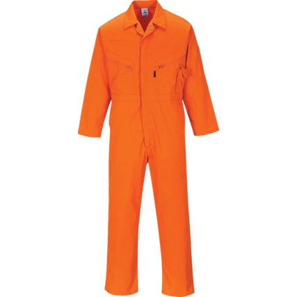 C813 COVERALL ORANGE REG LEG (L)