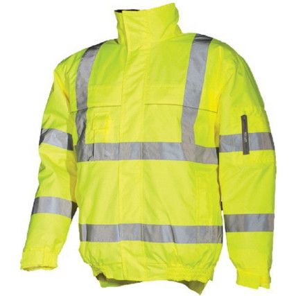 Hobson, Bomber Jacket, Yellow, Polyester, M