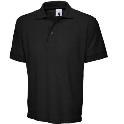 UC102 PREMIUM POLO SHIRT -BLACK- (M)