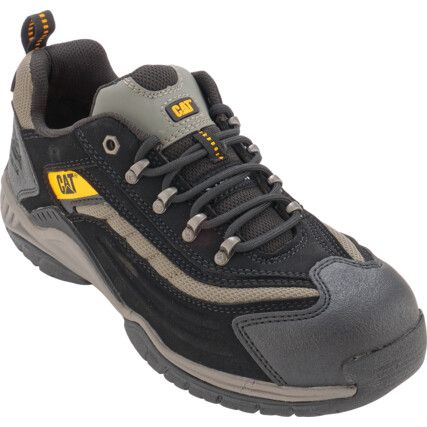 Moor Men's Safety Trainers, Size 7, Black, Leather Upper, Steel Toe Cap, SB, EN ISO 20345:2011