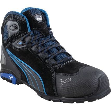 Rio, Unisex, Safety Boots, Size 9, Blue, Aluminium Toe Cap, S3, EN ISO 20345:2011