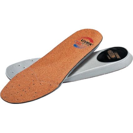 Hydroflex, Insoles, Unisex, Brown, Cork/Gel, Size 5