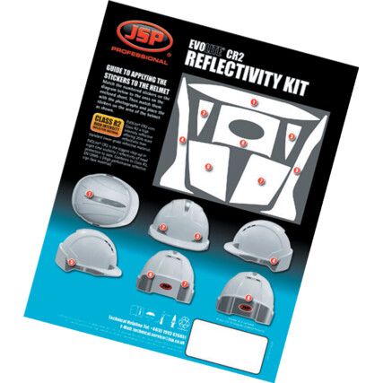 Decal Kit, Silver, For Use With Evo®, Evo3® and Evolite® helmets