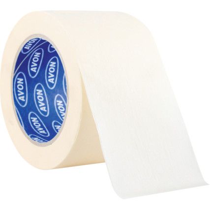 Masking Tape, Crepe Paper, 75mm x 50m, Cream