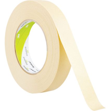 202 Masking Tape, Crepe Paper, 24mm x 50m, Cream