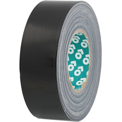 AT180 Duct Tape, Polyethylene Coated Cloth, Black, 75mm x 50m