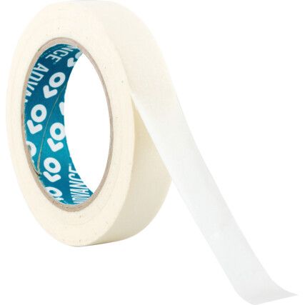 AT6300 Masking Tape, Crepe Paper, 24mm x 50m, Cream