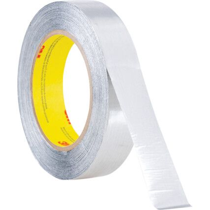 425 Aluminium Foil Tape, Aluminium Foil, Silver, 25mm x 50m