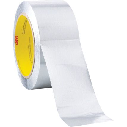 431 Sealing Tape, Aluminium Foil, Silver, 50mm x 55m