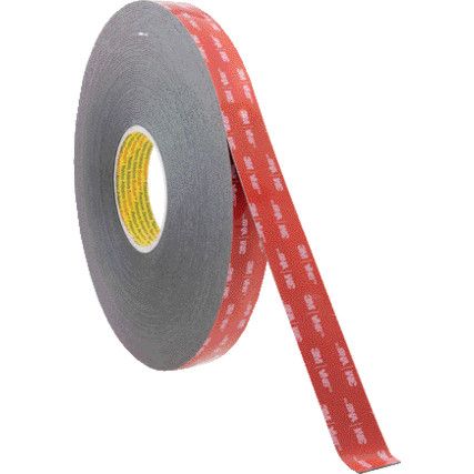 VHB™ 5925F Bonding Tape, Acrylic Foam, Black, 25mm x 33m