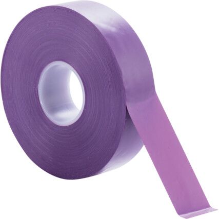 AT7 Electrical Tape, PVC, Purple, 19mm x 33m, Pack of 1