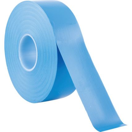 Electrical Tape, PVC, Blue, 25mm x 33m, Pack of 1