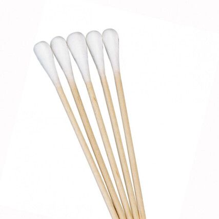 6" SINGLE ENDED COTTON BUDS (PK-100)