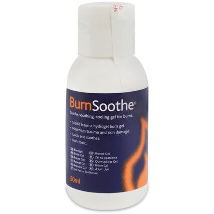 BURNSOOTHE/RELIBURN BURN RELIEF GEL BOTTLE 50ml (BOX-6)