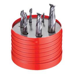 S991 Carbide Standard Slot Drill Set,  TIALN Coated, 6 Piece thumbnail-0