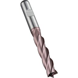 Series C295 HSS-E Multi Flute  Flatted Shank Long Series End Mill - TiCN Coated - Metric - DIN 844L thumbnail-0