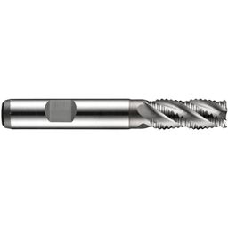 Series C407 HSS-E Flatted Shank Multi Flute  Roughing End Mill - Metric  thumbnail-3