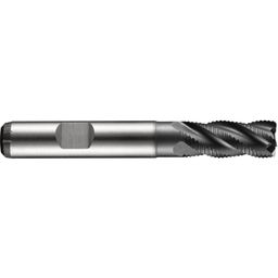 Series C428 HSS-E Flatted Shank Multi-Flute Roughing End Mill - Alcrona Coated - Metric  thumbnail-2