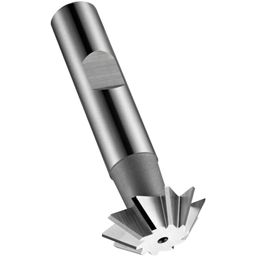 Series C831 HSS-E Flatted Shank 45° Inverted Dovetail Cutter - Metric  thumbnail-0