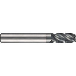 Series S262 Carbide 4 Flute Short Series Corner Radius End Mill - AlCrN Coated - Metric   thumbnail-2