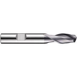 Series S922 Carbide 2Flute Flatted Shank Slot Drill - TiALN Coated - Metric  thumbnail-4