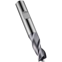 Series S933 Carbide 3 Flute Flatted Shank Slot Drill - TiALN Coated - Metric  thumbnail-1