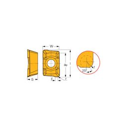 ADKT Milling Inserts Grade IC328 thumbnail-1