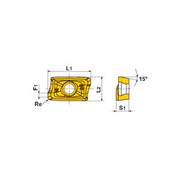 AOMT Milling Inserts Grade VP20RT thumbnail-1