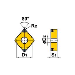 CNMM Turning Inserts, Grade 4325 thumbnail-0