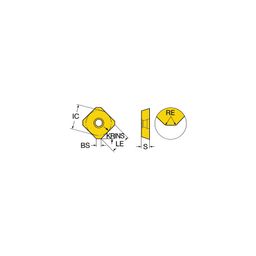 R245 CoroMillⓇ 245 Milling Inserts Grade S40T thumbnail-0